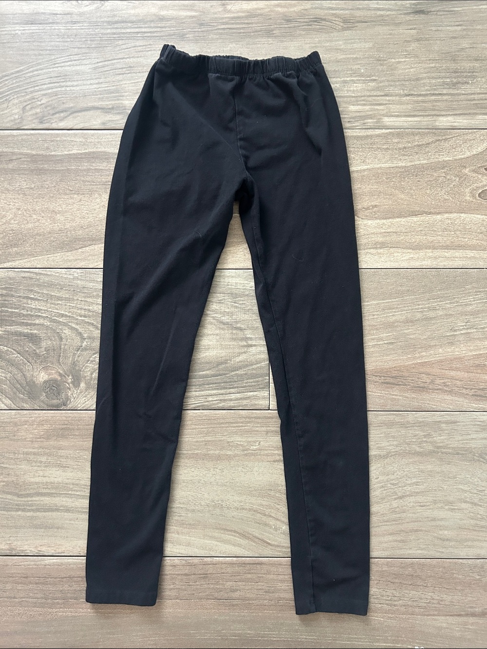 Place Girl’s Black Elastic-Waist Leggings